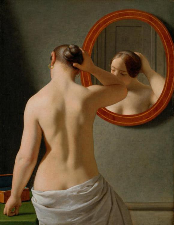 Christoffer Wilhelm Eckersberg Nude (Morning Toilette) (mk09)